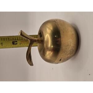 Vintage Brass Apple Bell